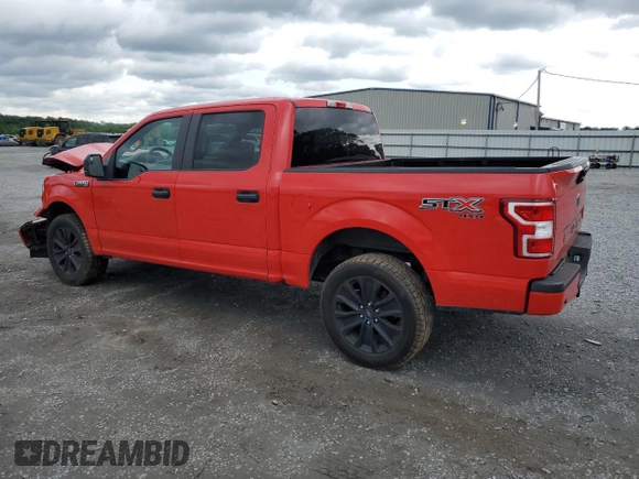 2020 Ford F-150 XL with VIN 1FTEW1E50LKF31657, listed as a Copart auction lot 59085335 with 58,395 mi miles and Salvage title. Bid and sale history available at DreamBid. Image 2.