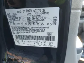 2011 Ford Escape XLT with VIN 1FMCU9DG4BKC30933, listed as a IAAI auction lot 40828476 with 146,808 mi miles. Bid and sale history available at carsss.com. Image 9.