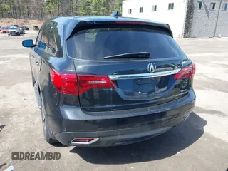 2016 Acura MDX w/Tech with VIN 5FRYD4H4XGB044488, listed as a IAAI auction lot 41963890 with 168,386 mi miles. Bid and sale history available at carsss.com. Image 16.