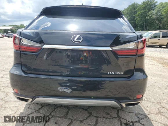 2020 Lexus RX 350 with VIN 2T2HZMDA8LC216493, listed as a Copart auction lot 61396315 with 43,650 mi miles and Salvage title. Bid and sale history available at DreamBid. Image 6.