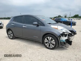 2013 Nissan LEAF S with VIN 1N4AZ0CP1DC421738, listed as a Copart auction lot 55237555 with 60,851 mi miles and Salvage title. Bid and sale history available at DreamBid. Image 4.