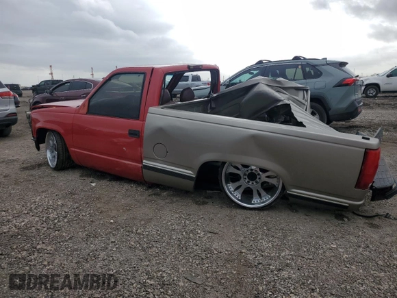 1996 Chevrolet Silverado 1500 with VIN 1GCEC14W4TZ229105, listed as a Copart auction lot 47544315 with 248,818 mi miles and Salvage Title. Bid and sale history available at DreamBid. Image 2.