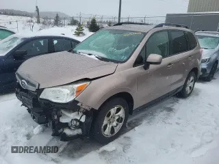 2015 Subaru Forester with VIN JF2SJCBCXFH540188, listed as a Copart auction lot 45651705 with 123,048 mi miles and Salvage title. Bid and sale history available at DreamBid. Image 1.