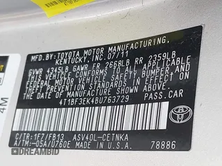 2011 Toyota Camry LE with VIN 4T1BF3EK4BU763729, listed as a IAAI auction lot 42102682 with 173,407 mi miles. Bid and sale history available at carsss.com. Image 9.