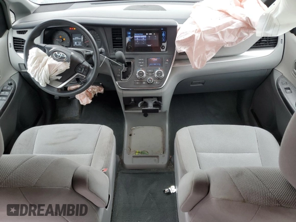 2017 Toyota Sienna L with VIN 5TDZZ3DC0HS887658, listed as a Copart auction lot 44546325 with 56,635 mi miles and Salvage Title. Bid and sale history available at DreamBid. Image 8.