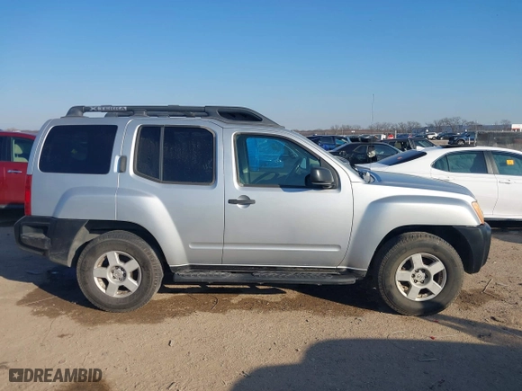 2005 Nissan Xterra S with VIN 5N1AN08W25C640551, listed as a IAAI auction lot 41243383 with 166,948 mi miles. Bid and sale history available at carsss.com. Image 13.