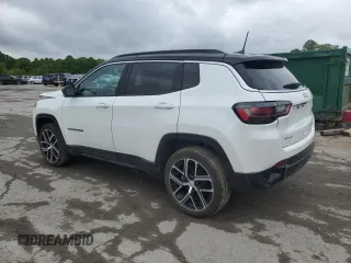 2024 Jeep Compass Limited with VIN 3C4NJDCN7RT166260, listed as a Copart auction lot 58562245 with 1,836 mi miles and Salvage title. Bid and sale history available at DreamBid. Image 2.