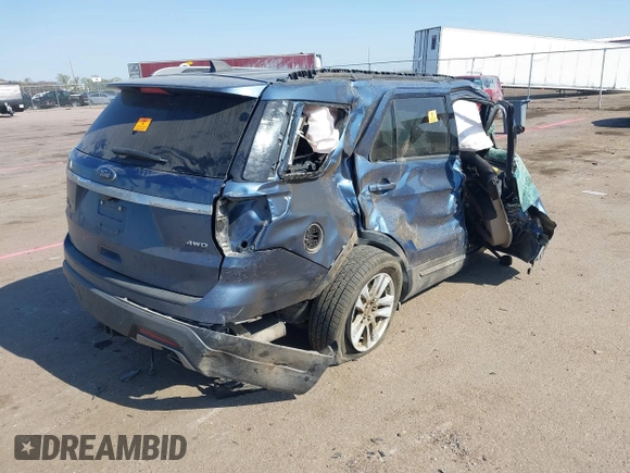 2018 Ford Explorer XLT with VIN 1FM5K8D82JGA03758, listed as a IAAI auction lot 42191680 with Not provided miles and . Bid and sale history available at DreamBid. Image 4.