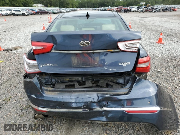 2014 Kia Cadenza Premium with VIN KNALN4D75E5139772, listed as a Copart auction lot 70265124 with 57,907 mi miles and Salvage Title. Bid and sale history available at carsss.com. Image 6.