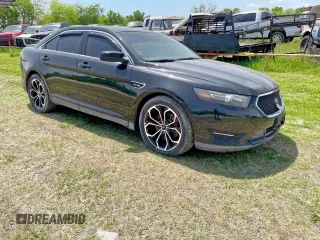2013 Ford Taurus SHO z VIN 1FAHP2KT6DG144172, wystawiony jako Copart lot #54102495 z przebiegiem Nie podano mil oraz Czysty tytuł • Clean title. Historia ofert i sprzedaży dostępna na DreamBid. Obrazek 1.