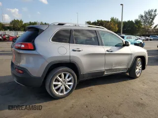 2017 Jeep Cherokee Limited with VIN 1C4PJLDB8HW526250, listed as a Copart auction lot 48337305 with 107,618 mi miles and Salvage Title. Bid and sale history available at carsss.com. Image 3.