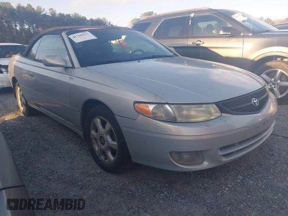 2001 Toyota Solara SE with VIN 2T1FF28P51C497558, listed as a IAAI auction lot 41798753 with 269,741 mi miles and . Bid and sale history available at carsss.com. Image 1.