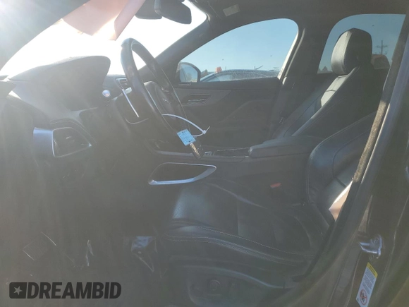 2017 Jaguar F-Pace S with VIN SADCM2BV1HA061406, listed as a Copart auction lot 88401635 with 75,845 mi miles and Salvage Title. Bid and sale history available at DreamBid. Image 7.