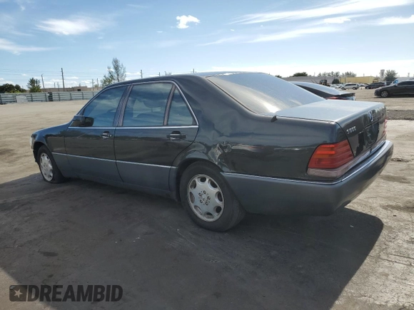1994 Mercedes-Benz S with VIN WDBGA51E5RA159136, listed as a Copart auction lot 86790254 with 79,921 mi miles and Non Repairable. Bid and sale history available at DreamBid. Image 2.