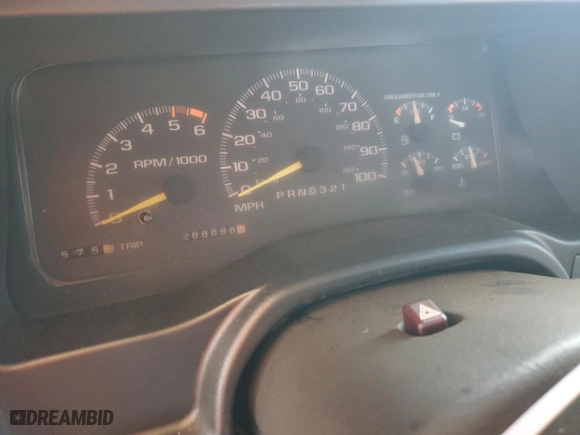 1996 Chevrolet Tahoe with VIN 3GNEK18R1TG137075, listed as a Copart auction lot 73995594 with 268,898 mi miles and Non Repairable. Bid and sale history available at carsss.com. Image 9.