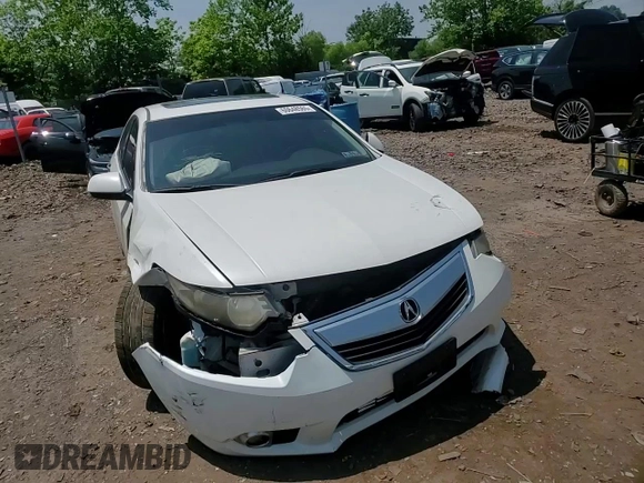 2012 Acura TSX with VIN JH4CU2F43CC014015, listed as a Copart auction lot 60648565 with 180,601 mi miles and Salvage title. Bid and sale history available at DreamBid. Image 13.