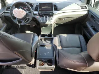 2020 Honda Odyssey EX with VIN 5FNRL6H56LB065958, listed as a Copart auction lot 47639695 with 64,358 mi miles and Salvage Title. Bid and sale history available at DreamBid. Image 8.