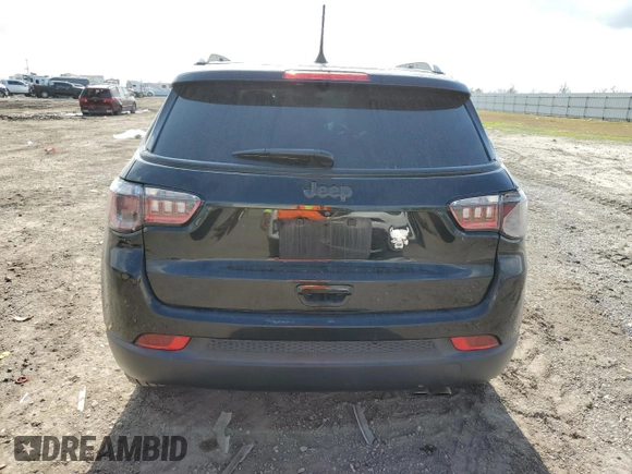 2021 Jeep Compass 80th Anniversary with VIN 3C4NJCEB3MT553247, listed as a Copart auction lot 44465515 with 90,627 mi miles and Salvage Title. Bid and sale history available at carsss.com. Image 6.