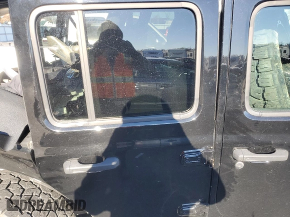2022 Jeep Wrangler Unlimited Sport with VIN 1C4HJXDG6NW144897, listed as a Copart auction lot 83474284 with Not Provided miles and Salvage Title. Bid and sale history available at DreamBid. Image 10.