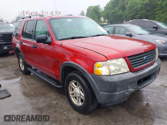 2003 Ford Explorer XLS z VIN 1FMZU62K73ZB49062, wystawiony jako IAAI lot #42264490 z przebiegiem 158 958 mil mil oraz . Historia ofert i sprzedaży dostępna na DreamBid. Obrazek 1.
