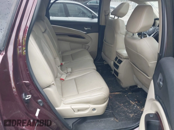 2016 Acura MDX with VIN 5FRYD4H2XGB037376, listed as a IAAI auction lot 42029932 with 139,055 mi miles. Bid and sale history available at carsss.com. Image 8.