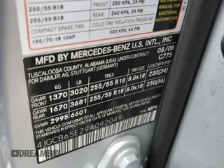 2009 Mercedes-Benz R 3.5L with VIN 4JGCB65E29A092049, listed as a Copart auction lot 39761384 with 155,648 mi miles and Salvage Title. Bid and sale history available at carsss.com. Image 12.