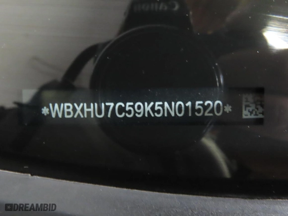 2019 BMW X1 sDrive28i with VIN WBXHU7C59K5N01520, listed as a Copart auction lot 50940915 with 44,239 mi miles and Salvage Title. Bid and sale history available at carsss.com. Image 10.