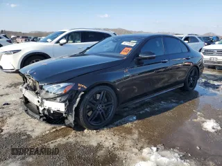2017 Mercedes-Benz E-Class AMG E 43 with VIN WDDZF6EB8HA209906, listed as a Copart auction lot 42170265 with 88,824 mi miles and Salvage Title. Bid and sale history available at carsss.com. Image 1.