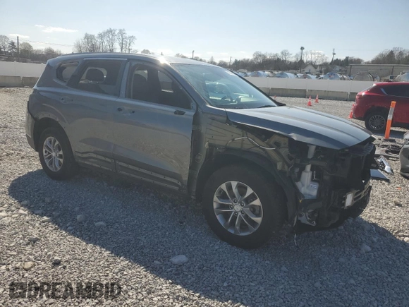 2020 Hyundai Santa Fe SEL with VIN 5NMS3CAD2LH148108, listed as a Copart auction lot 51087885 with 54,522 mi miles and Salvage Title. Bid and sale history available at carsss.com. Image 4.