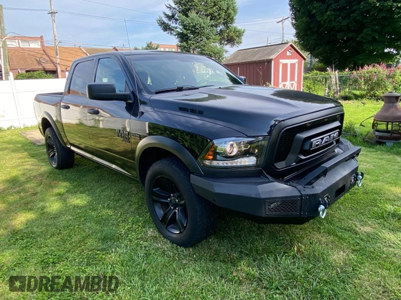 2021 Ram 1500 Warlock with VIN 1C6RR7LT9MS518556, listed as a Copart auction lot 66670885 with 79,884 mi miles and Clean title. Bid and sale history available at DreamBid. Image 1.