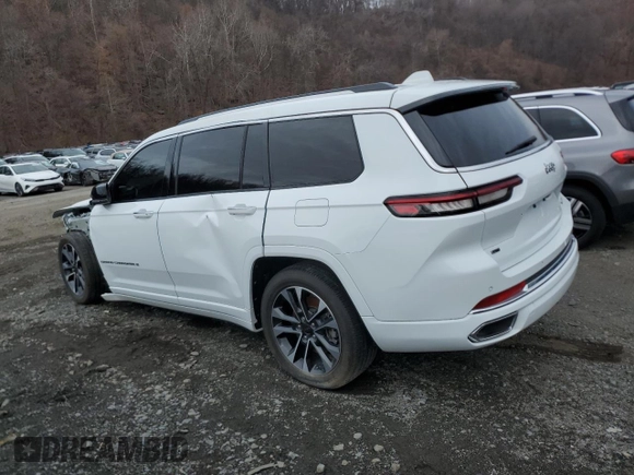 2022 Jeep Grand Cherokee Overland z VIN 1C4RJJDG7N8548443, wystawiony jako Copart lot #84239294 z przebiegiem 19 092 mil mil oraz Nie do naprawy • Non repairable. Historia ofert i sprzedaży dostępna na DreamBid. Obrazek 2.