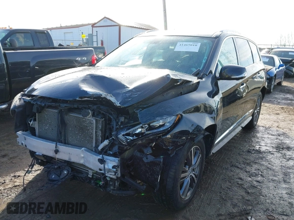 2018 Infiniti QX60 with VIN 5N1DL0MM8JC504555, listed as a IAAI auction lot 41465010 with 133,182 mi miles. Bid and sale history available at carsss.com. Image 6.