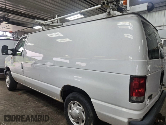 2013 Ford Econoline Cargo Commercial with VIN 1FTNE1EW6DDB01438, listed as a IAAI auction lot 42737683 with 125,160 mi miles and . Bid and sale history available at DreamBid. Image 28.