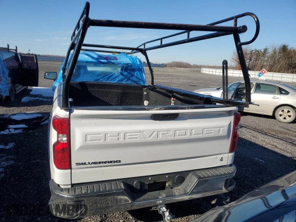 2019 Chevrolet Silverado 1500 Work Truck with VIN 3GCNWAEF2KG290960, listed as a Copart auction lot 88790205 with 87,327 mi miles and Salvage Title. Bid and sale history available at DreamBid. Image 6.