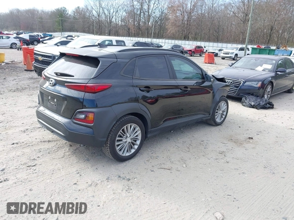 2020 Hyundai Kona SEL Plus with VIN KM8K62AA5LU419089, listed as a IAAI auction lot 41709519 with 69,707 mi miles. Bid and sale history available at carsss.com. Image 4.