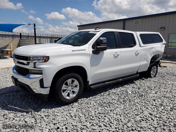 2022 Chevrolet Silverado 1500 LTD LT with VIN 1GCPWCED3NZ117648, listed as a Copart auction lot 51129925 with 42,553 mi miles and Non Repairable. Bid and sale history available at carsss.com. Image 1.