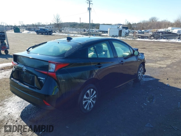 2019 Toyota Prius LE with VIN JTDL9RFU5K3002801, listed as a IAAI auction lot 41339356 with 68,628 mi miles and . Bid and sale history available at DreamBid. Image 4.