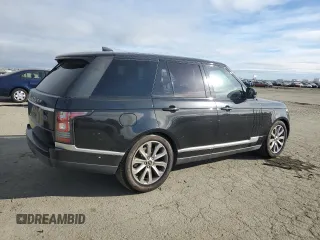 2017 Land Rover Range Rover with VIN SALGR2FV4HA346814, listed as a Copart auction lot 46533285 with 91,818 mi miles and Clean title. Bid and sale history available at DreamBid. Image 3.