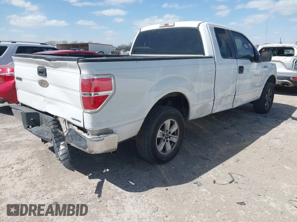 2011 Ford F-150 XL with VIN 1FTEX1CM8BFA77303, listed as a IAAI auction lot 41821852 with 320,133 mi miles. Bid and sale history available at carsss.com. Image 4.