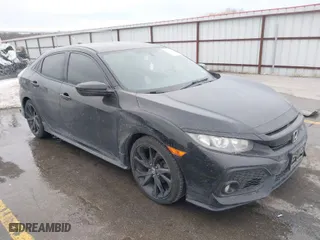 2017 Honda Civic Hatchback Sport with VIN SHHFK7H47HU233731, listed as a IAAI auction lot 41661567 with 71,991 mi miles. Bid and sale history available at carsss.com. Image 1.