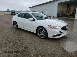 2020 Acura TLX Technology with VIN 19UUB3F46LA002150, listed as a Copart auction lot 59041975 with 106,890 mi miles and Salvage title. Bid and sale history available at DreamBid. Image 13.