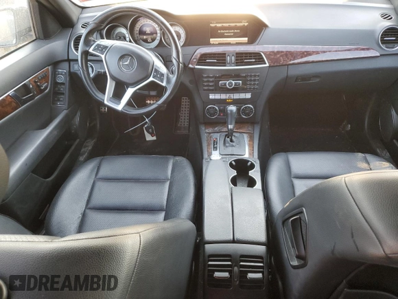 2014 Mercedes-Benz C 250 Sport with VIN WDDGF4HB5ER311927, listed as a Copart auction lot 52055205 with 89,952 mi miles and Salvage title. Bid and sale history available at DreamBid. Image 8.