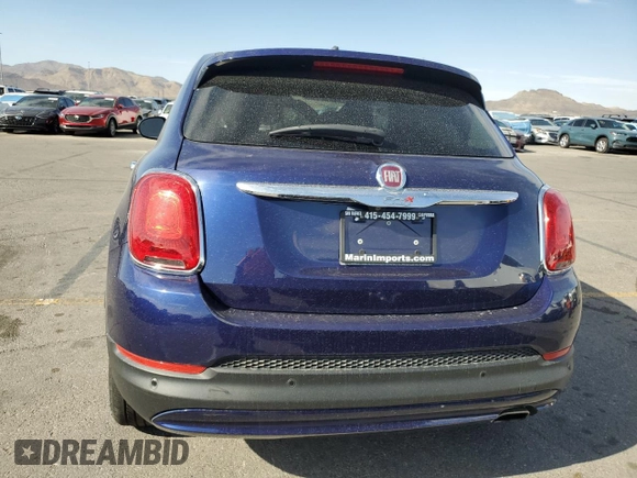 2016 FIAT 500X Easy with VIN ZFBCFXBT0GP335215, listed as a Copart auction lot 51522105 with 73,293 mi miles and Salvage title. Bid and sale history available at DreamBid. Image 6.