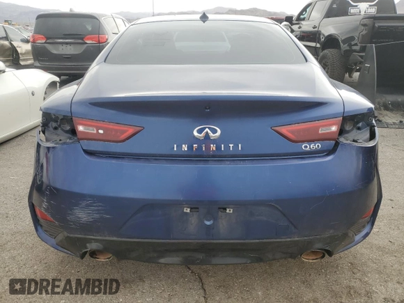 2019 Infiniti Q60 3.0t LUXE with VIN JN1EV7EK8KM230894, listed as a Copart auction lot 48397145 with 51,602 mi miles and Salvage Title. Bid and sale history available at carsss.com. Image 6.