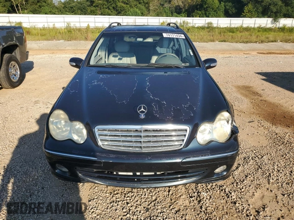 2005 Mercedes-Benz C 240 z VIN WDBRH61J55F630478, wystawiony jako Copart lot #74171434 z przebiegiem 195 858 mil mil oraz Szkoda całkowita • Salvage title. Historia ofert i sprzedaży dostępna na DreamBid. Obrazek 5.