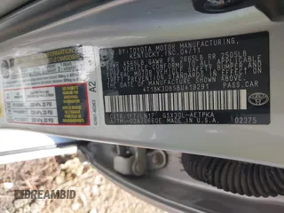 2011 Toyota Avalon with VIN 4T1BK3DB5BU419291, listed as a IAAI auction lot 40501166 with 175,932 mi miles and . Bid and sale history available at DreamBid. Image 9.