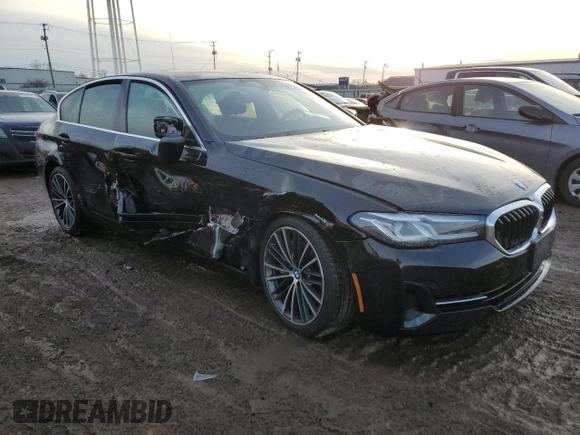 2022 BMW 5 Series 540i xDrive with VIN WBA73BJ04NWX56724, listed as a Copart auction lot 44247125 with 41,793 mi miles and Salvage title. Bid and sale history available at DreamBid. Image 4.