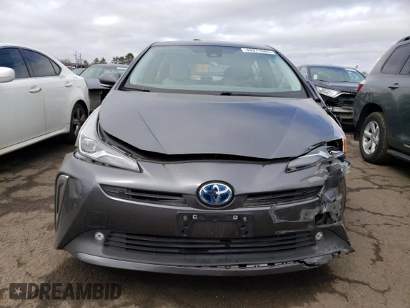2021 Toyota Prius LE with VIN JTDL9MFU4M3026237, listed as a Copart auction lot 49271085 with 42,419 mi miles and Salvage title. Bid and sale history available at DreamBid. Image 5.