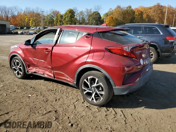 2018 Toyota C-HR XLE with VIN NMTKHMBX7JR046425, listed as a Copart auction lot 76963494 with 19,283 mi miles and Salvage Title. Bid and sale history available at DreamBid. Image 2.