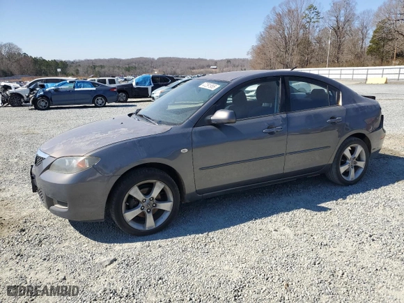 2007 Mazda Mazda3 i Sport with VIN JM1BK12F471735739, listed as a Copart auction lot 47291955 with 191,907 mi miles and Salvage Title. Bid and sale history available at carsss.com. Image 1.